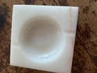 Vintage Polished Onyx Marble Natural Stone Square Heavy Ashtray  5   