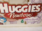 New Sealed Huggies Newborn Wipes Reusable Container Tub Ultra Gentle 72 Pk Vtg