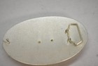Belt Buckle Mens Silver Western Eagle Floral Scroll Oval Metal 6 Inch Cowboy