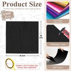 Black Felt Fabric 36  X 36   1 Square Yard Stiff X  1 Yard  