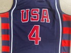 Custom Retro Iverson   4 James  9 Usa Basketball Jersey Stitched Embroidered 04