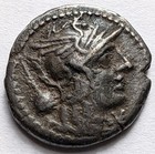 T Quinctius Flamininus Roman Republic Silver Denarius 126 Bc Crawford 267 1
