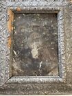 18th To 19th Century Retablo Painting On Tin Metal Religious Icon Old Relic Look