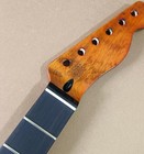 Flame Maple Gloss 22 Fret Electric Guitar Neck  Rosewood Fingerboard