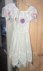 Handmade Mexican-style Embroidered Peasant Dress Girl 12 14  Handmade 