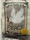 Beaded Banner Kit Peace Dove 9 3 4x 14 3 4  The Beadery  5175 Christmas New