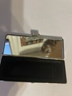 Retro Silver Victorian Fleur Lipstick Case W  Mirror