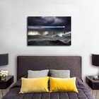 Lighthouse Storm Ocean Seascape Coast Landscape Poster Canvas Print Wall Art