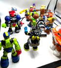 Mixed Lot-12 Fisher Price Rescue Heroes Action Figures    Accessories 2000-2002
