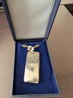 Air France Concorde Airplane Rare 2  Inch Silver Metal Keyring New