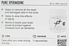 Donotage org Spermidine 366 Capsules  Exp  05 25   1 2 Price Close Date