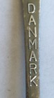 Vintage Souvenir Spoon Collectible K  benhavn Danmark Copenhagen Denmark