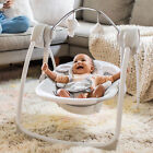 Ingenuity Comfort 2 Go Compact Portable Baby Swing  Cuddle Lamb
