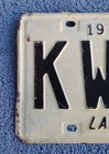 Original 1967 Metal Illinois License Plate   Kw5713  land Of Lincoln 