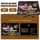 12 Pcs Scratch Art Book Adults Painting Foil Engraving Adult Set 6 Tools