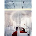 Canopy For Queen Bed Ivory White Cream Princess Elegant Mesh 96 h X 84 l X 76 w
