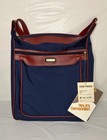 Vintage 1984 Samsonite Easy Paks Ii Navy burgundy Shoulder Strap Travel Bag Nwt