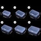 10pcs Small Plastic Storage Container Box Diy Coins Screws Jewelry Charms Travel