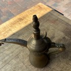Antique Middle Eastern Coffee Pot  Dallah   Approximately 11 5 Inches