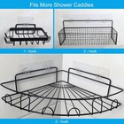 15 Pack Shower Caddy Adhesive Replacement  No Drilling Shower Shelf Adhesive 