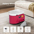11  28cm Electric Pottery Wheel Ceramic Machine Foot Pedal Detachable Basin