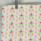 Handmade Baby Quilt Blanket Pink Yellow Floral Bee Print Fleece 34 5 X 33 75