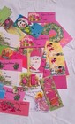 36 Pink Vintage Christmas Gift Tags Bells Candles Children Angels Santa