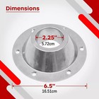 2x Rv Table Bases Aluminium Floor Fixed Mounting Pedestal Replacement Camper U