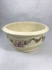 Pottery Floral Decorative Bowl Flower Design 6 5  Dish Vintage