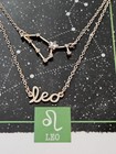 Leo Star Sign Constellation Zodiac 2 Necklace Astrology Horoscope Jewelry New