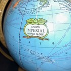 Vintage Cram   s  12    Imperial World Globe On Pivoting Metal Stand