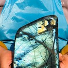 7 48lb  natural Gorgeous Labradorite Quartz Crystal Stone Specimen Healing