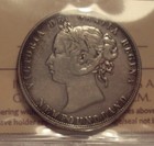 Canada Newfoundland 1870 Silver 50 Cents - Iccs Vf-20  xcx 412 