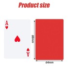 Tinlade 28 Pieces Poker Size Cut Cards Plastic Casino Cut Cards For Playing G   