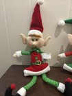 Christmas Pixie Elf 15  Decorative Wireframe Doll Set Of Two