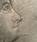 1804  spiked Chin  Draped Bust Half 1 2 Cent  Vf   copper 