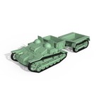 Mry-sfw Ss72667 1 72 25mm Military France Renault Ue Tank Destroyer With Trailer