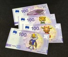 2026 Football World Championship Mascots 100 Units Fantasy Note Set  4pcs 