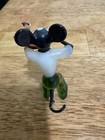Hand Blown Glass Mickey Mouse Statue Vintage