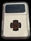 Patriotic Civil War Token  1861-65  F-231 352a Ngc Ms 63 Brown Our Country