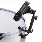 Famefame Adjustable Drum Rim Mic Clips  Microphone Mount Clamp  pack Of Black