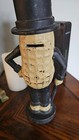 Vintage Original Cast Iron Mr  Peanut Bank   11 5 Inches Tall- Original Paint