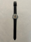 Vintage Disney Bradley Mickey Mouse Pie Eyed Swiss Watch 62 - Vg - Runs