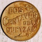 1944 Guatemala 2 Dos Centavos