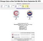 1970 Sep 28 - Chicago Cubs Vs New York Mets Baseball Game - Radio Broadcast Cd