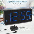 Digital Alarm Clock For Bedroom Bedside  Loud Alarm Clock For Heavy Sleepers  La