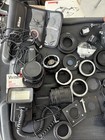 Lot Of Camera Lenses Adapers And Other Accessories Read Description 