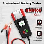 12v 24v Car Battery Load Tester Volt Cranking Charging With Printer 100-2000cca