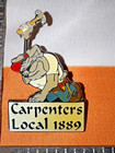 Carpenters Local Union 1889 Pin - Spring Arm W hammer