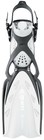 Mares X-stream Open Heel Scuba Diving Dive Fins - Black white W adjustable Strap